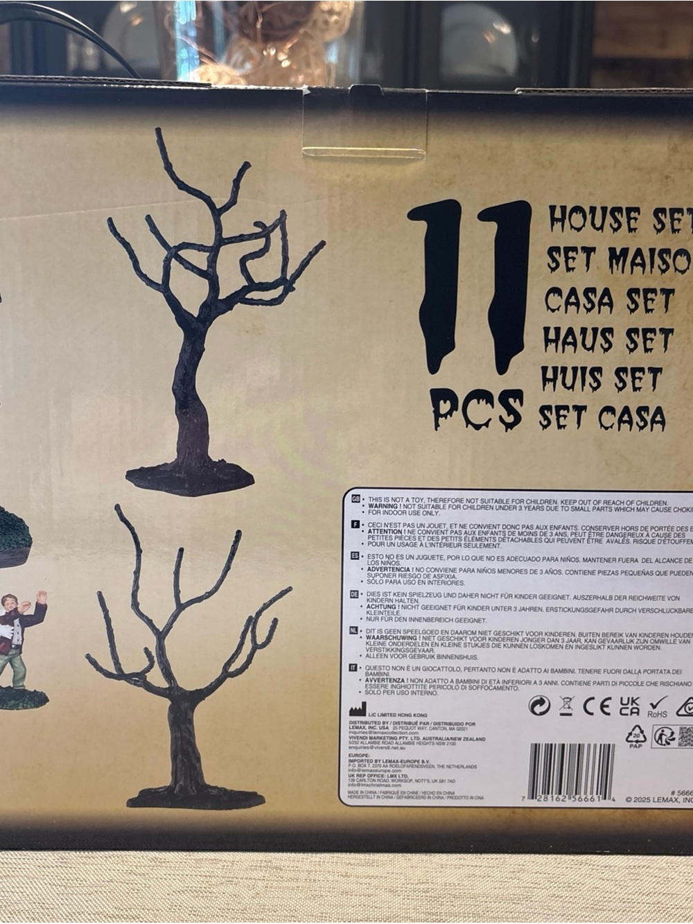 Lemax  Spooky Town- The The House of Shadows 11 PC Boxed Set New Halloween - Picture 9 of 11